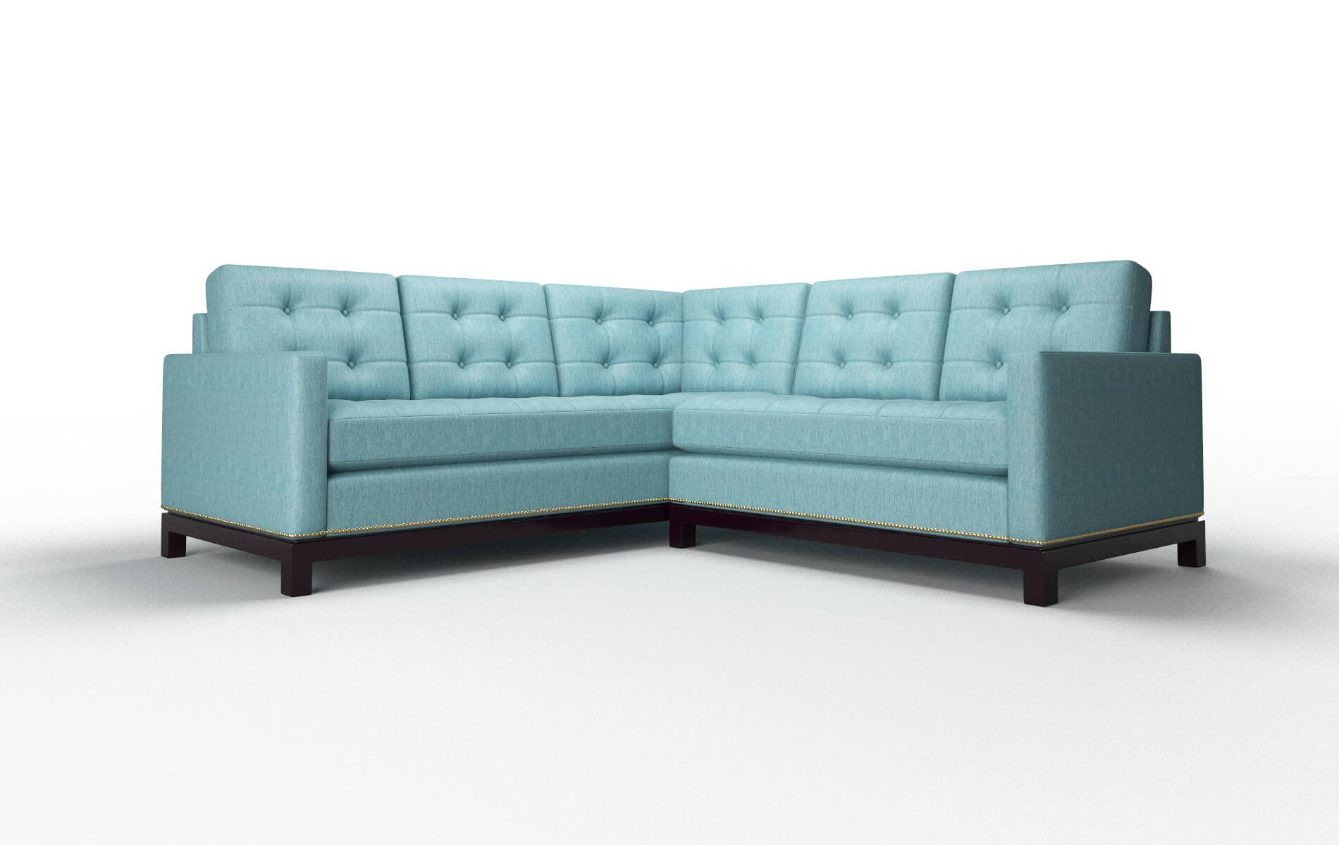 Dexter Sectional - Cosmo Turquoise