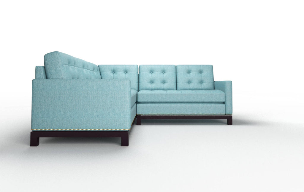Dexter Sectional - Cosmo Turquoise