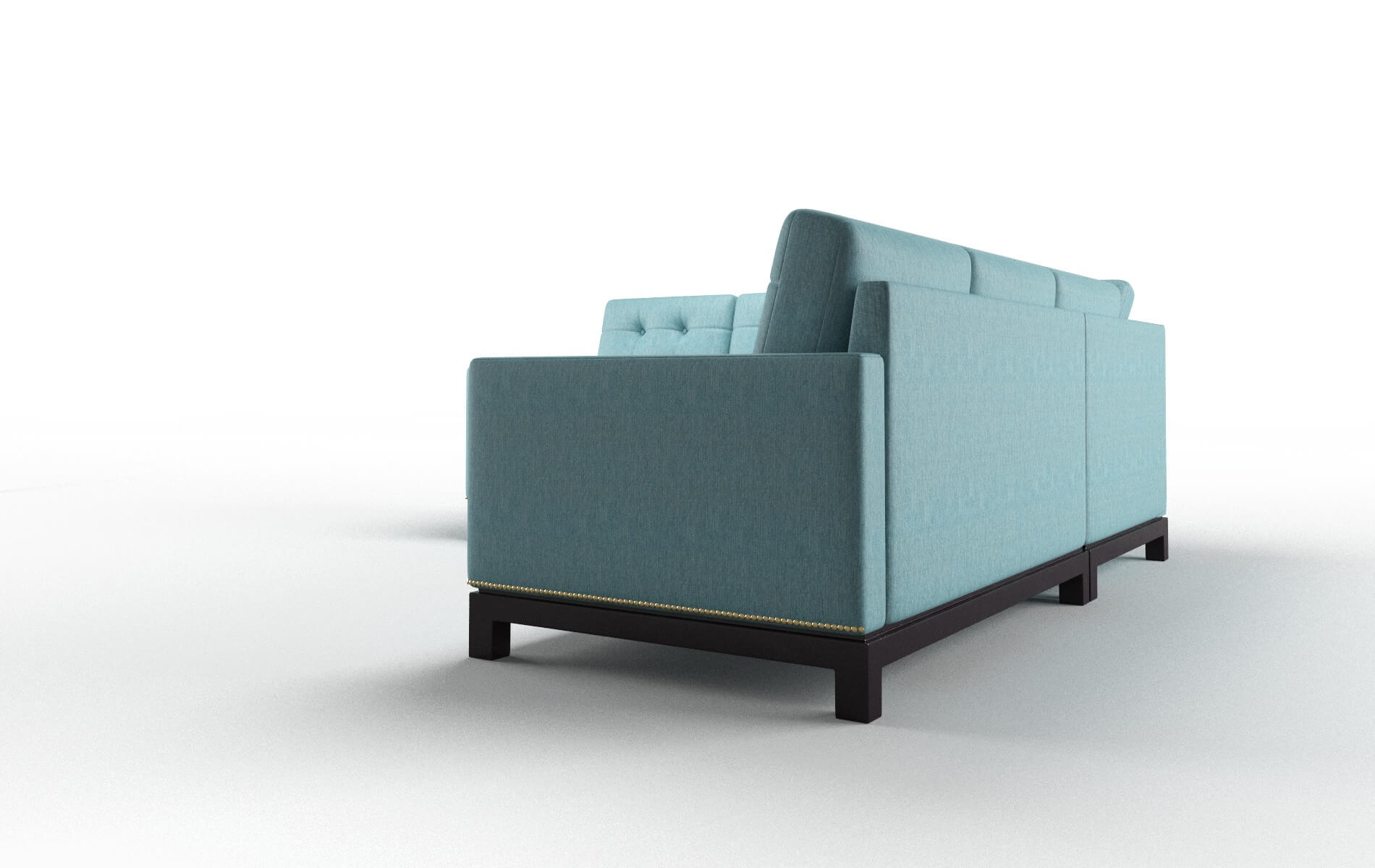 Dexter Sectional - Cosmo Turquoise