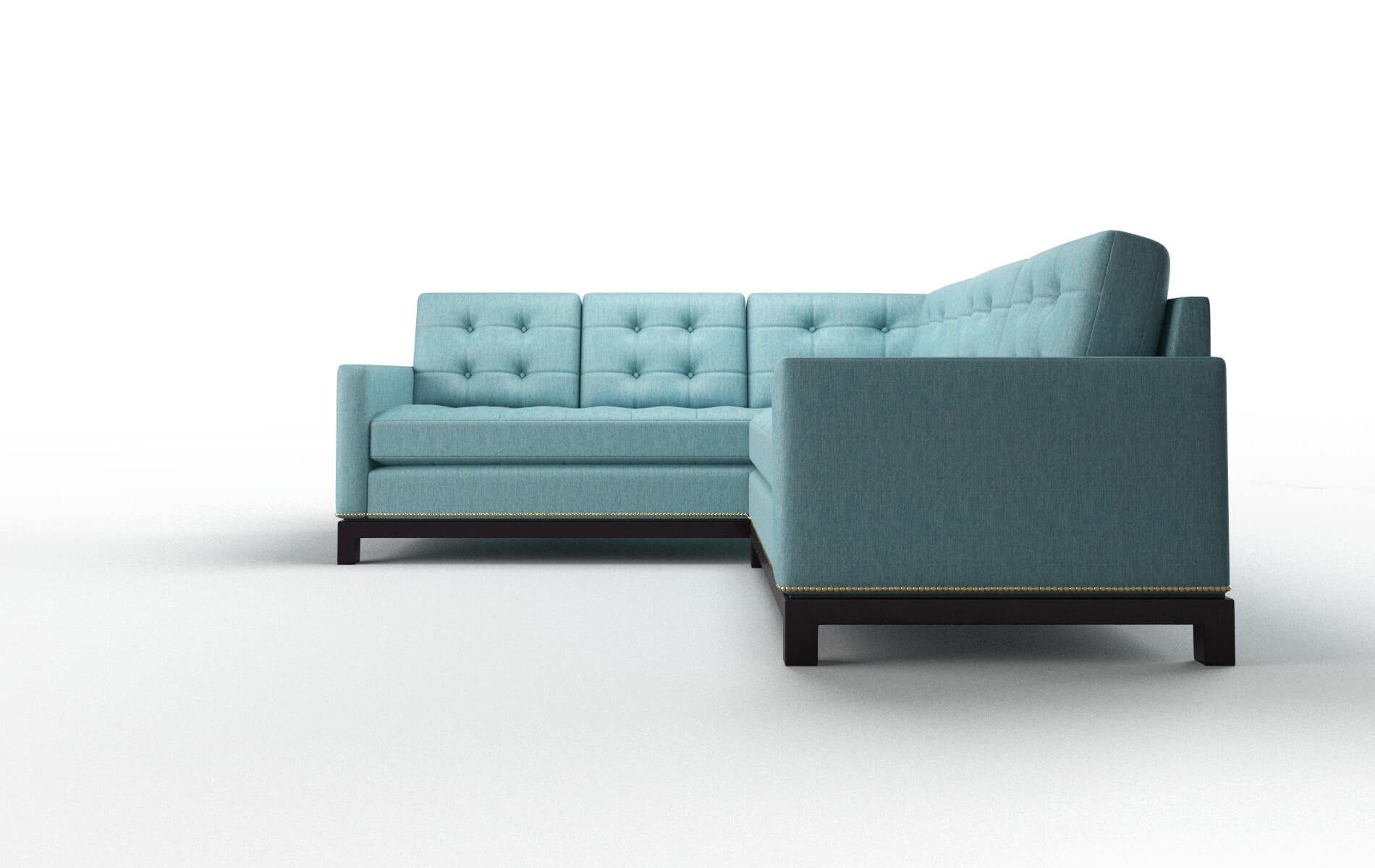 Dexter Sectional - Cosmo Turquoise
