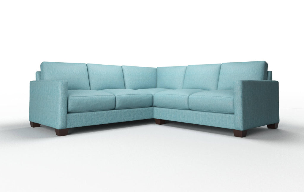 Damon Sectional - Cosmo Turquoise