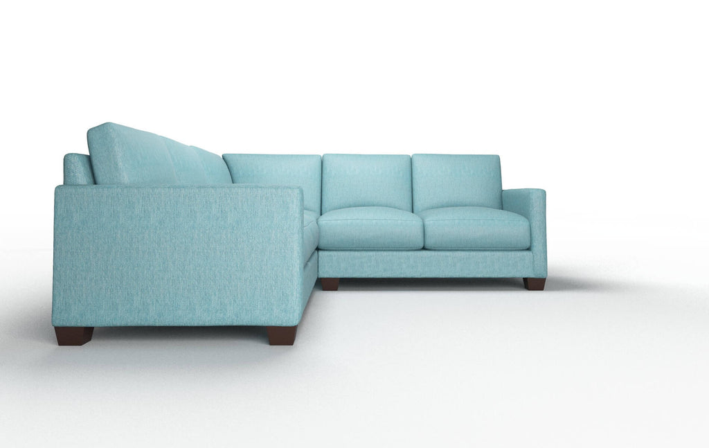 Damon Sectional - Cosmo Turquoise