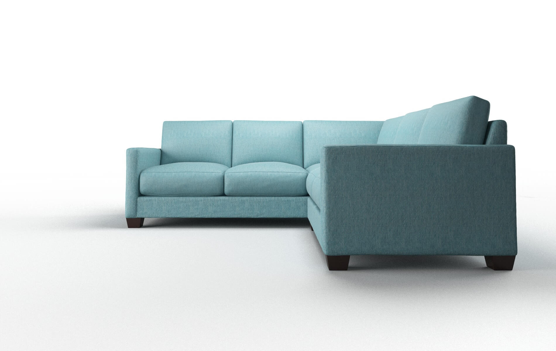 Damon Sectional - Cosmo Turquoise