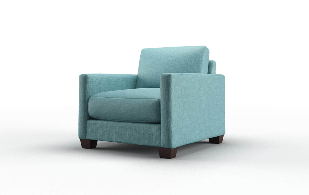 Damon Chair - Parker Turquoise