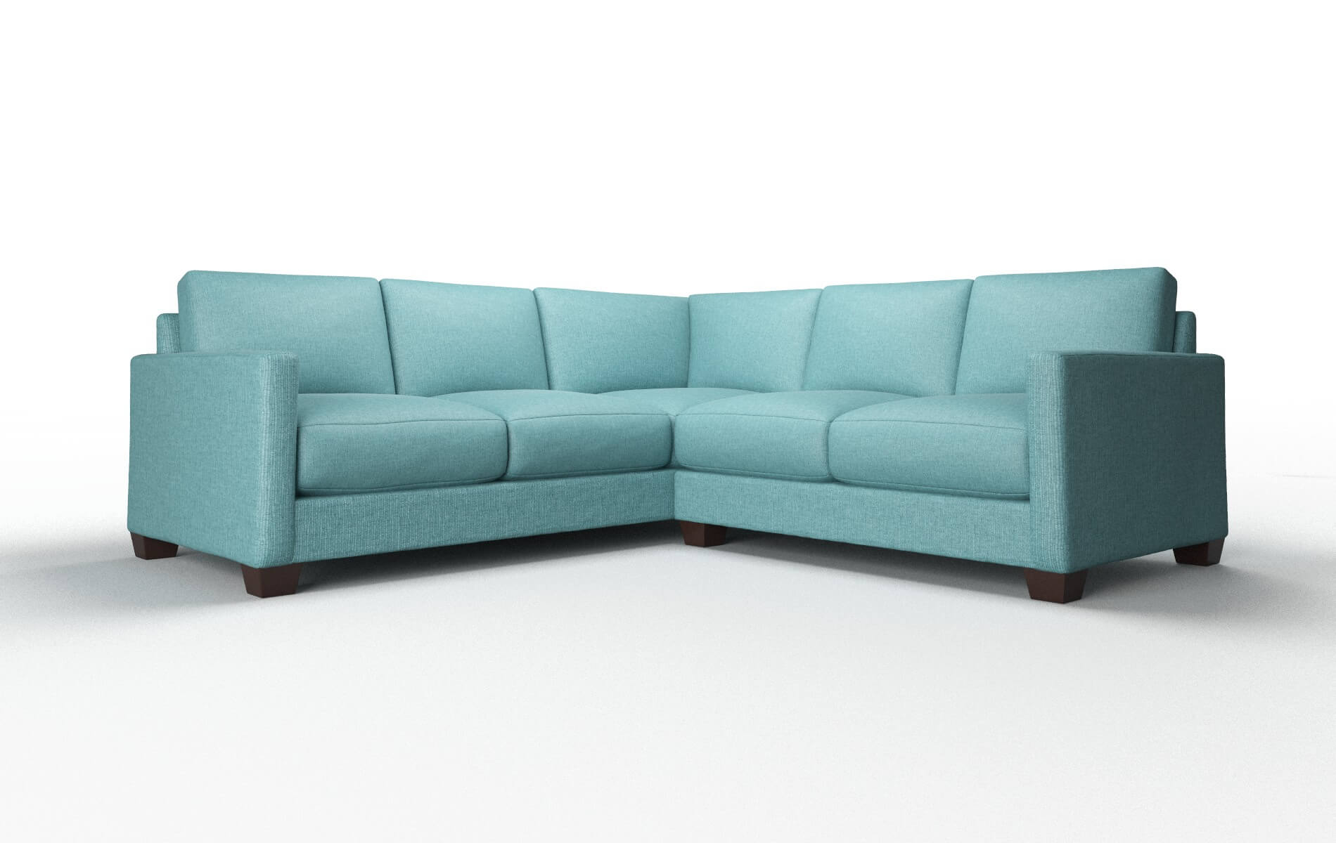 Damon Sectional - Parker Turquoise