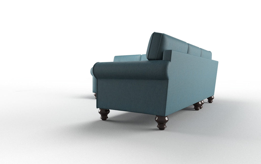 Fusion Sectional - Cosmo Teal