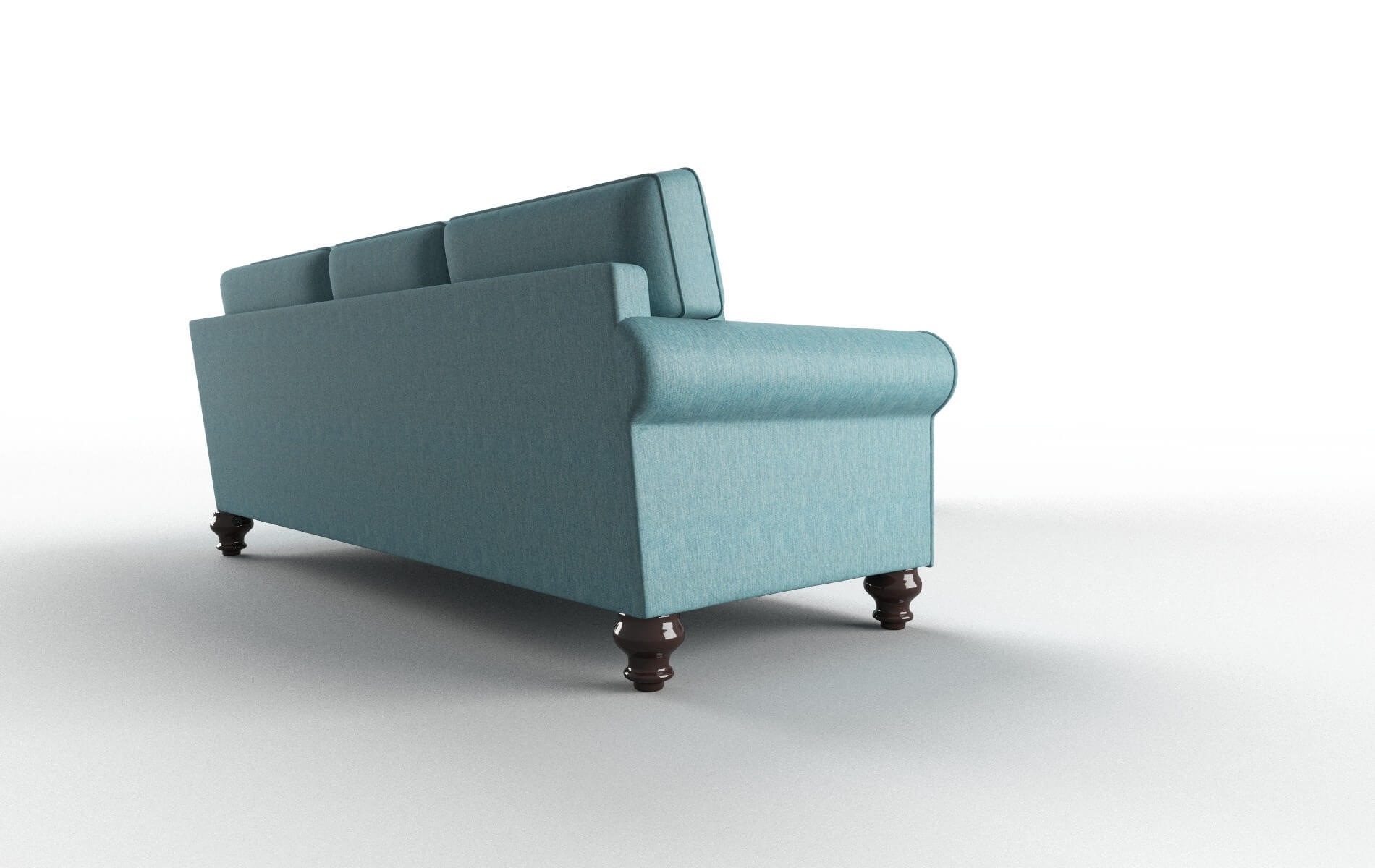 Fusion Sectional - Cosmo Turquoise