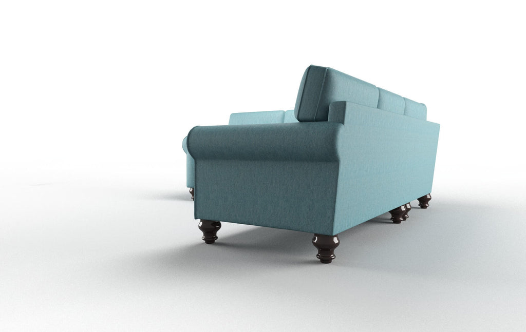Fusion Sectional - Cosmo Turquoise