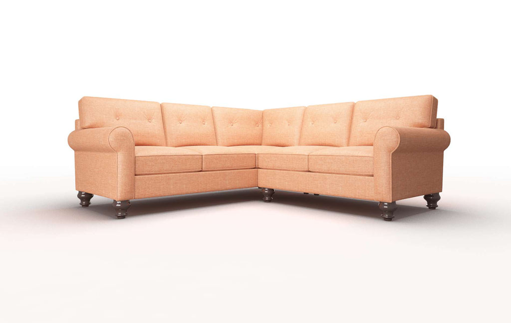 Fusion Sectional - Durham Tangerine