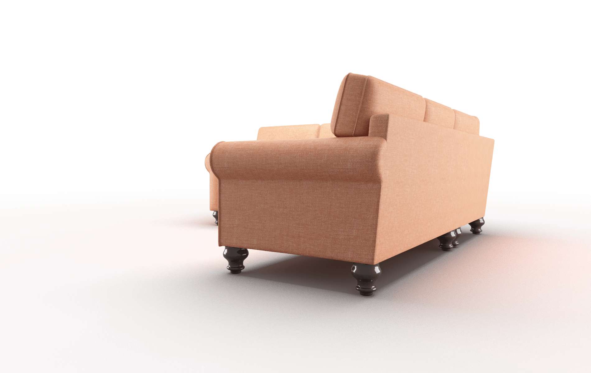 Fusion Sectional - Durham Tangerine