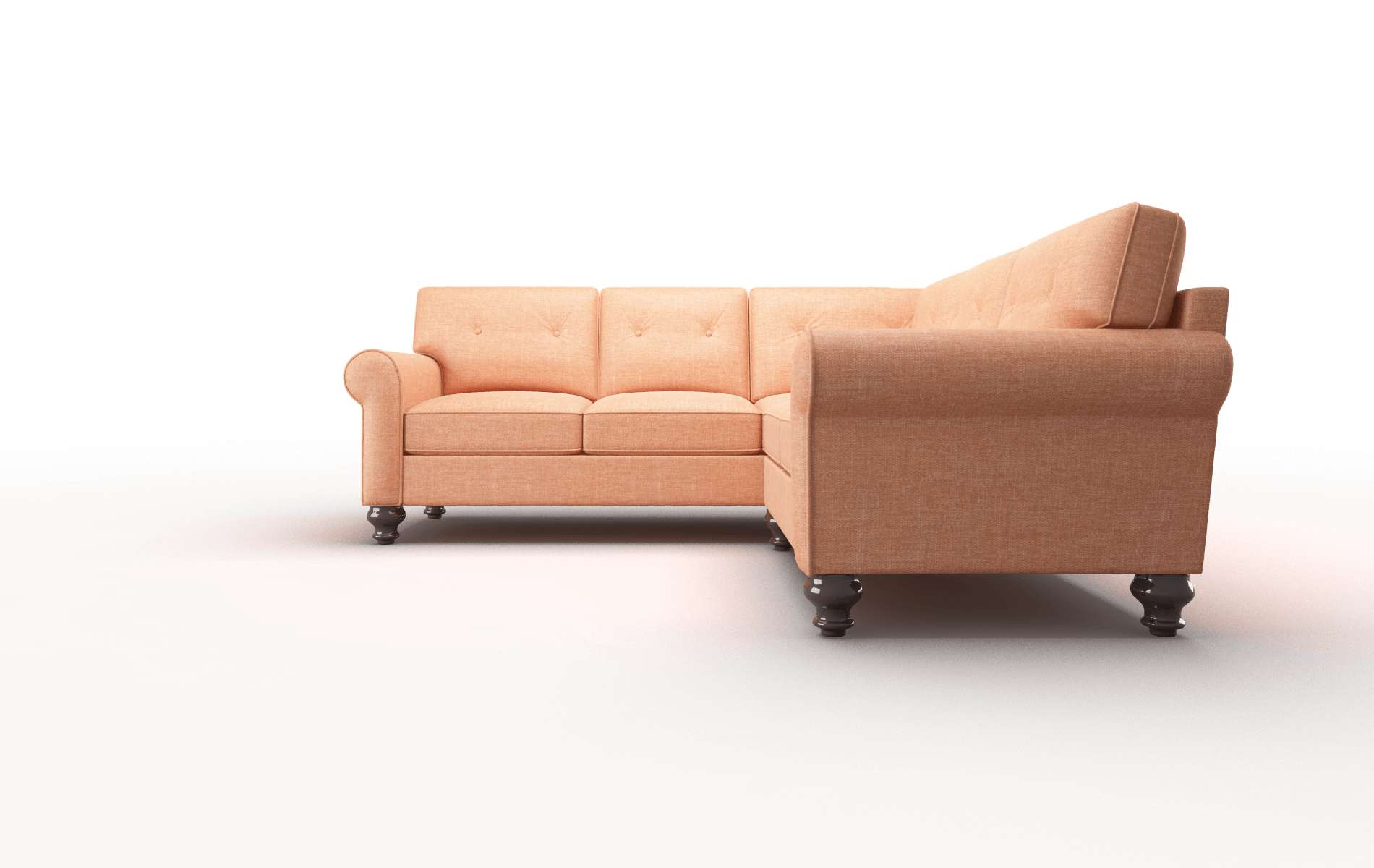 Fusion Sectional - Durham Tangerine
