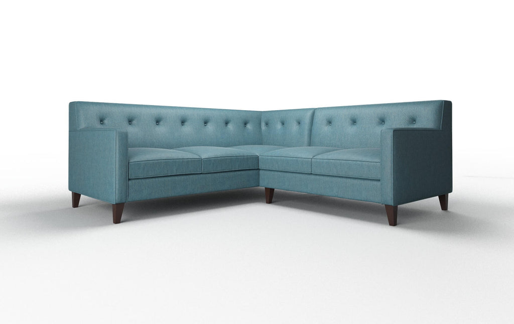Harvard Sectional - Cosmo Teal