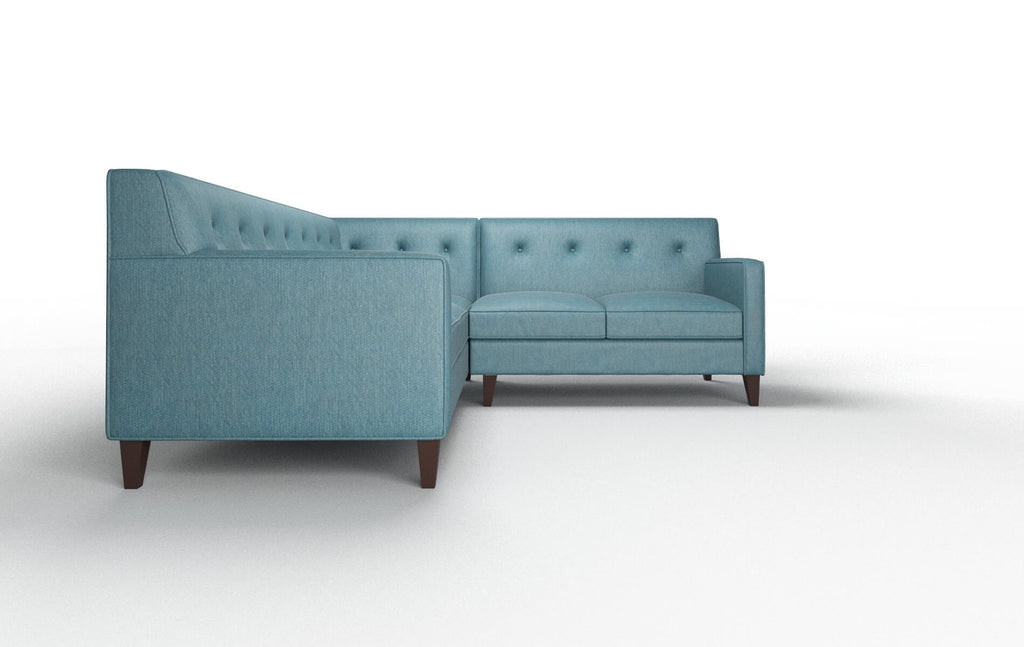 Harvard Sectional - Cosmo Teal