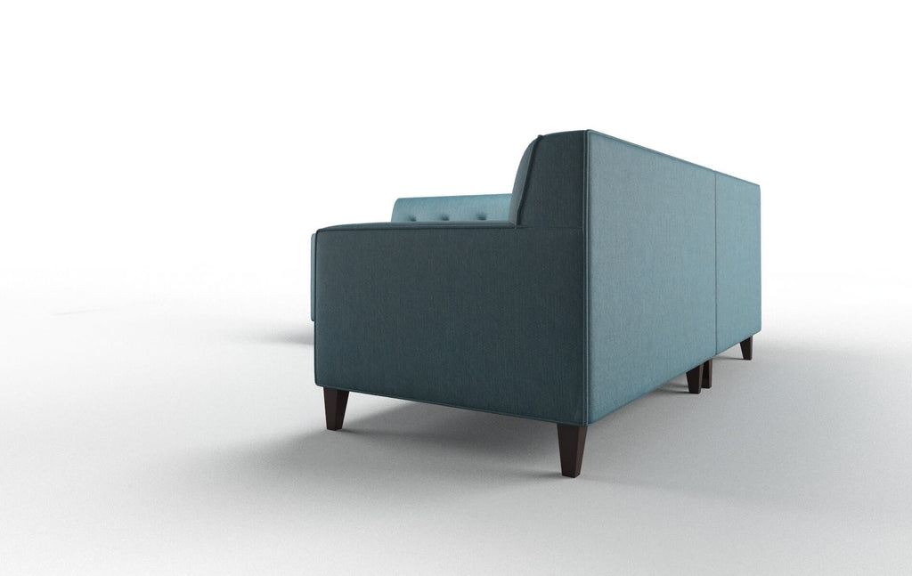 Harvard Sectional - Cosmo Teal