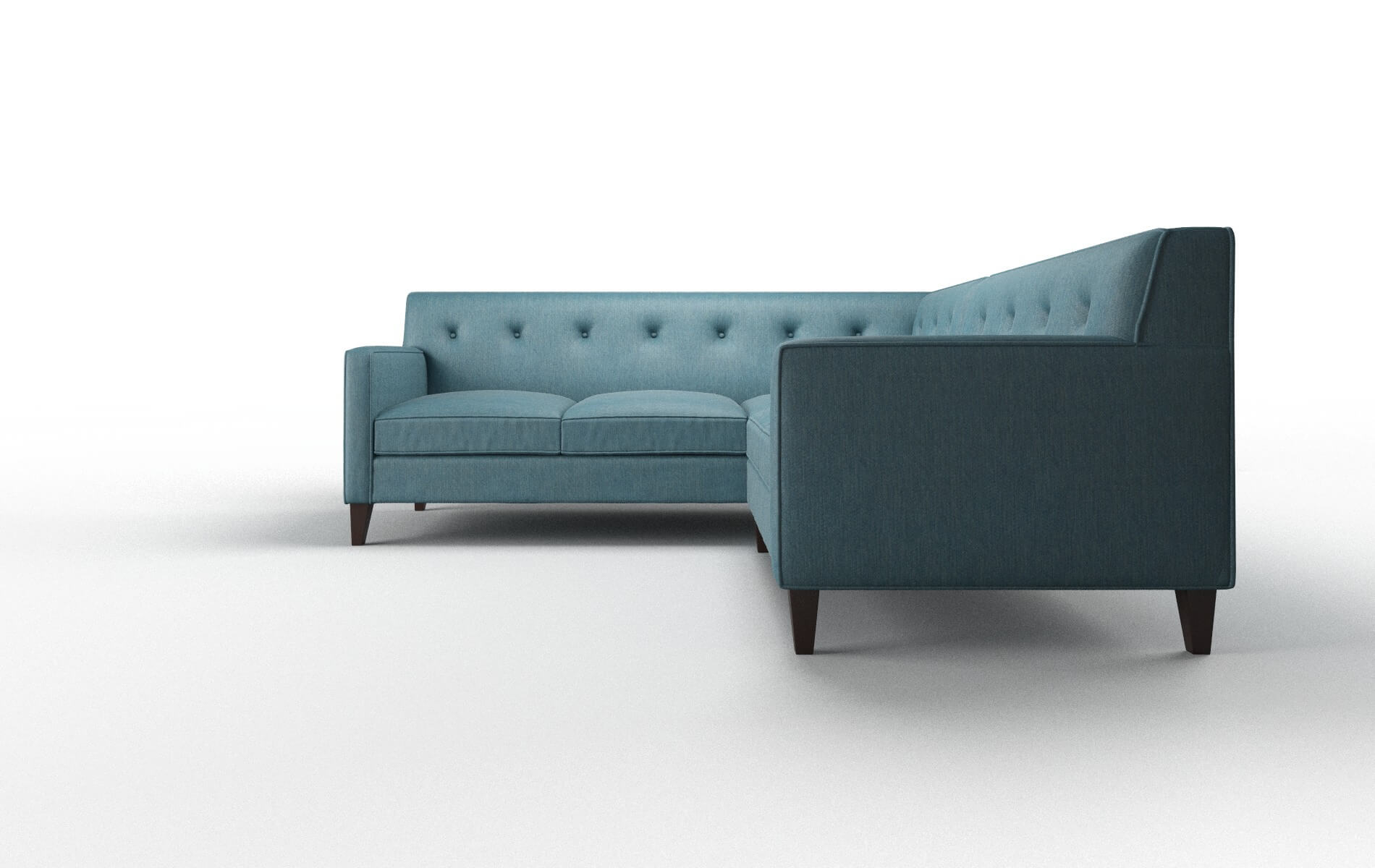 Harvard Sectional - Cosmo Teal