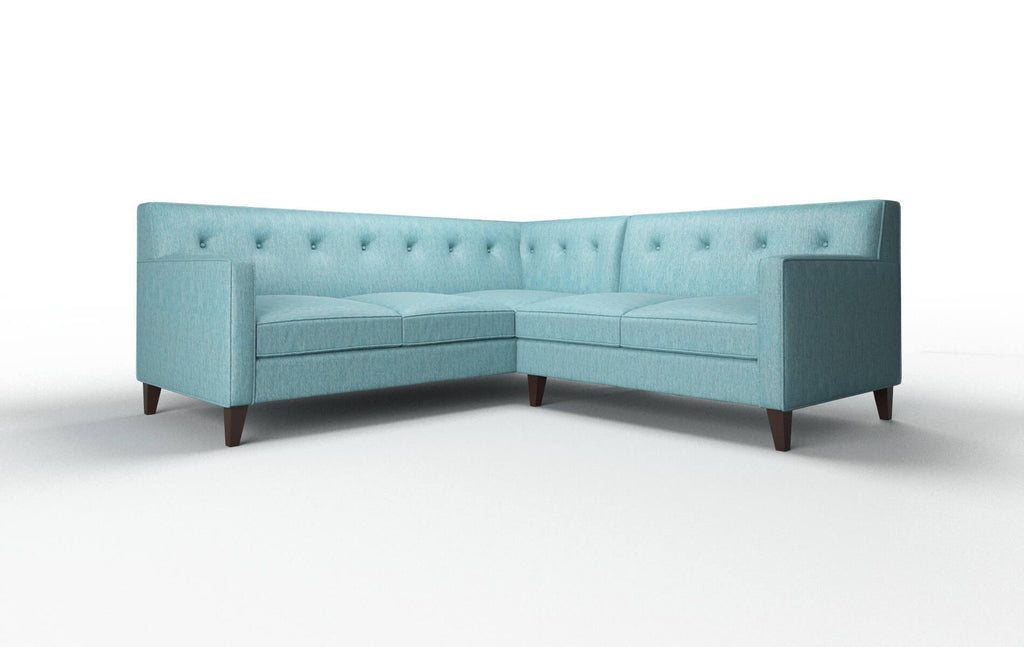Harvard Sectional - Cosmo Turquoise