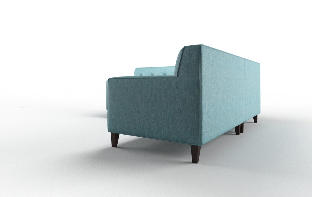 Harvard Sectional - Cosmo Turquoise
