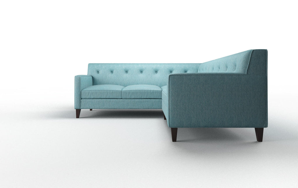 Harvard Sectional - Cosmo Turquoise