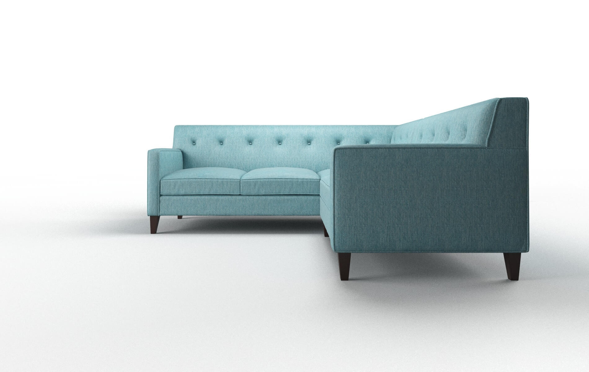 Harvard Sectional - Cosmo Turquoise