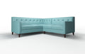 Harvard Sectional - Parker Turquoise
