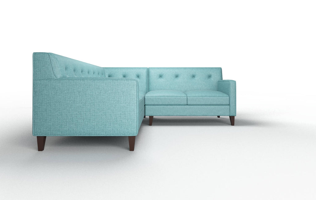 Harvard Sectional - Parker Turquoise