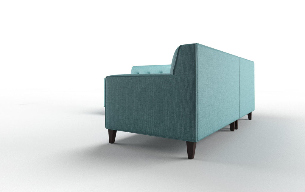 Harvard Sectional - Parker Turquoise