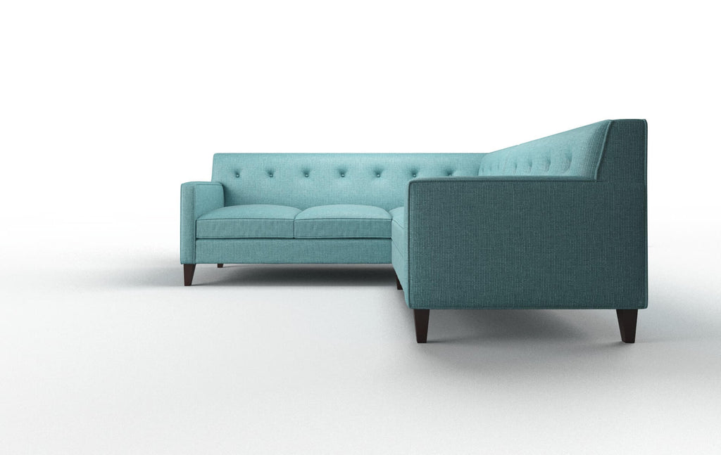 Harvard Sectional - Parker Turquoise