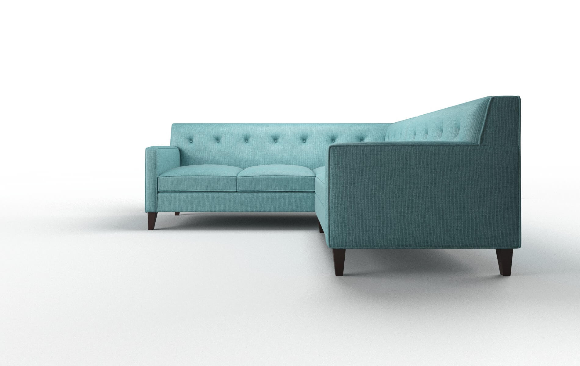 Harvard Sectional - Parker Turquoise