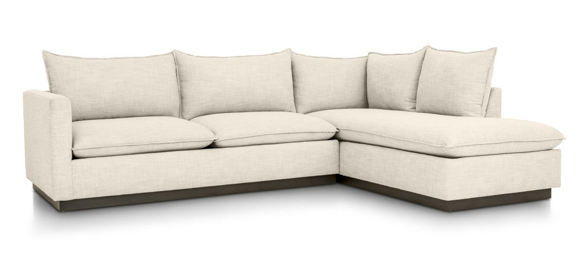 Hedrick Sectional - Catalina Ivory