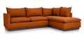 Hedrick Sectional - Durham Tangerine