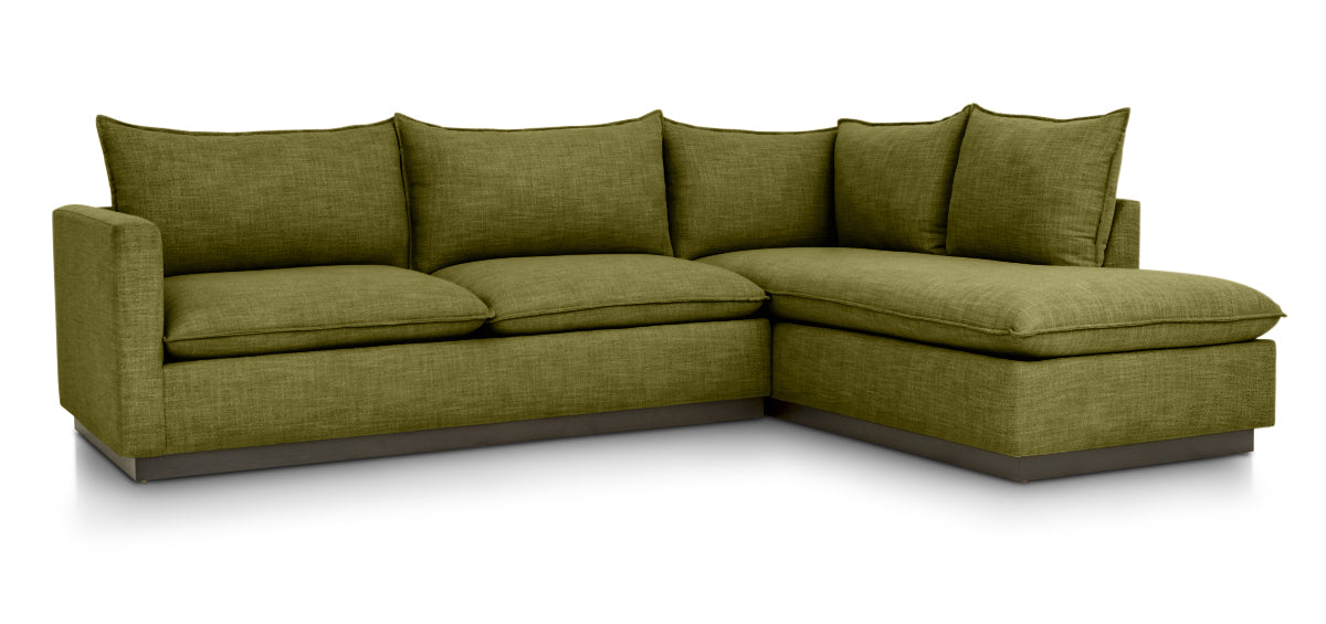 Hedrick Sectional - Portland Basil