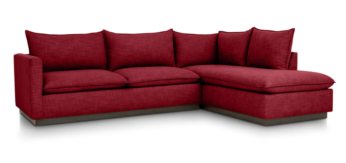 Hedrick Sectional - Portland Berry