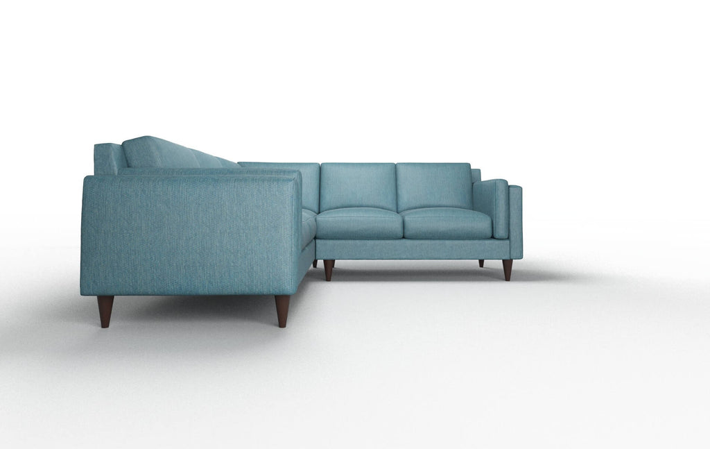 Hanover Sectional - Cosmo Teal