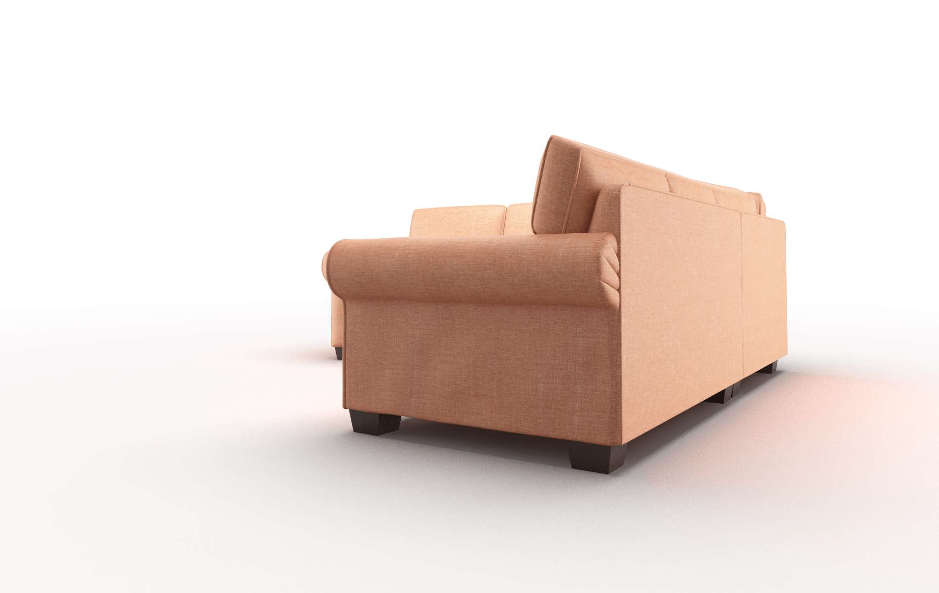 Irlanda Sectional - Durham Tangerine