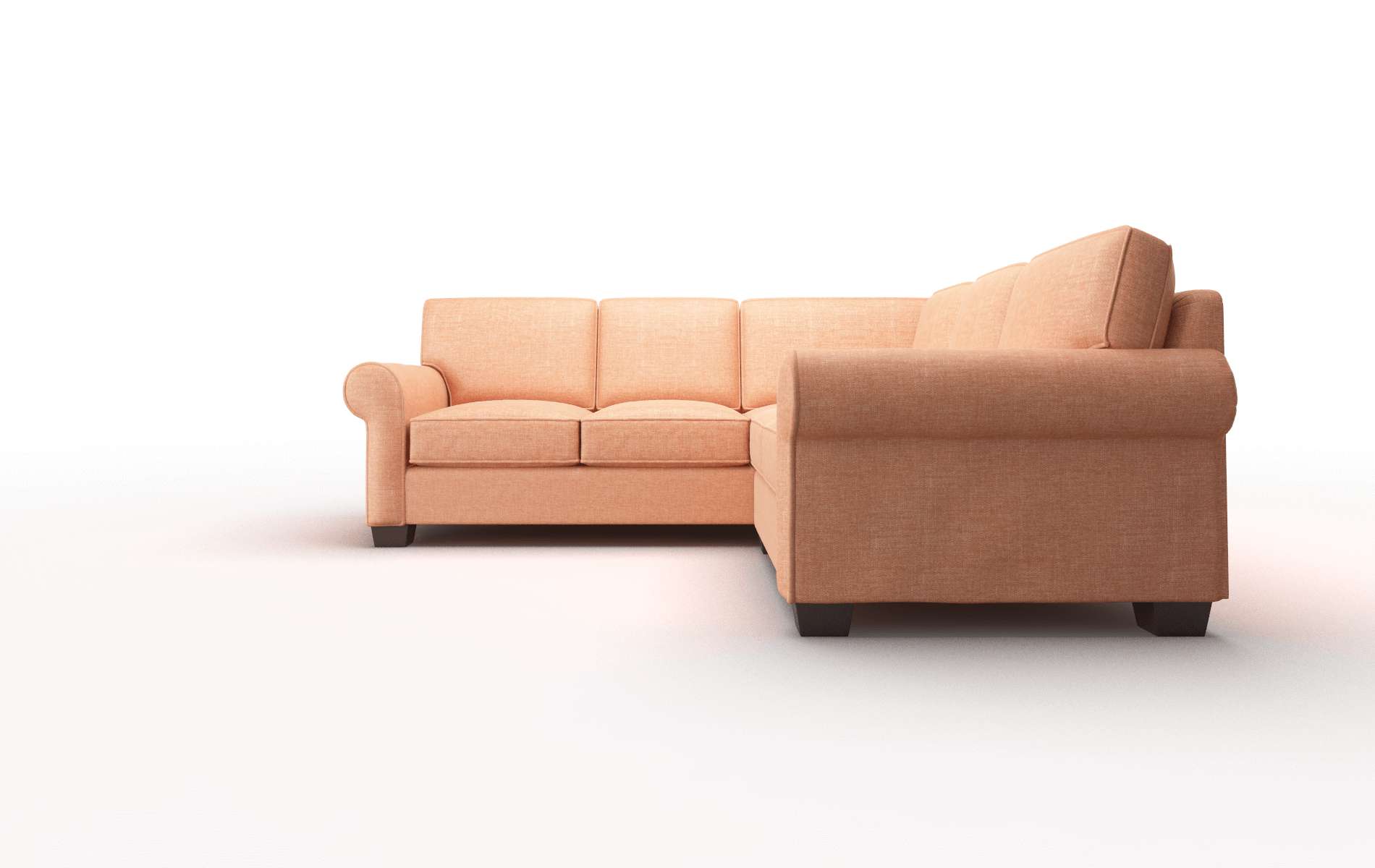 Irlanda Sectional - Durham Tangerine