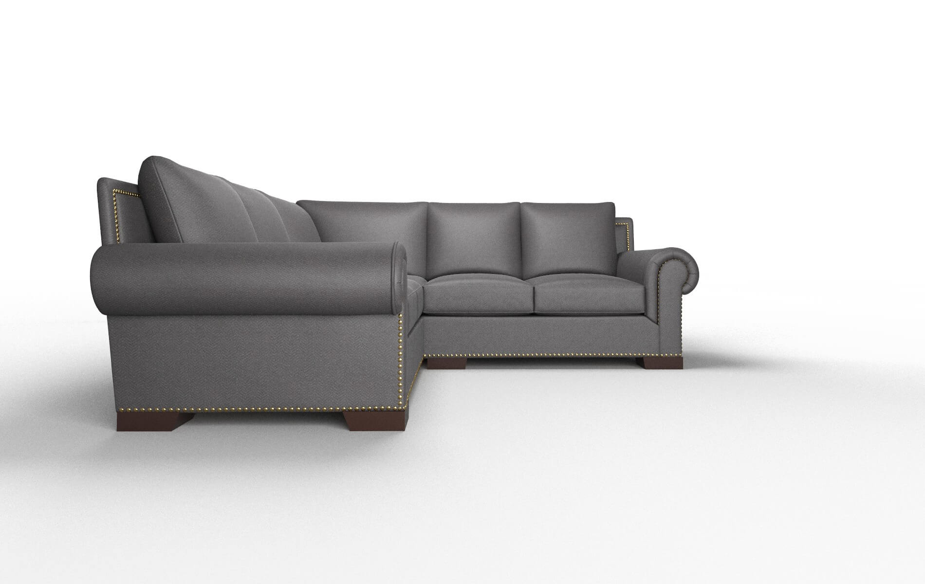 Johnson Sectional - Catalina Charcoal