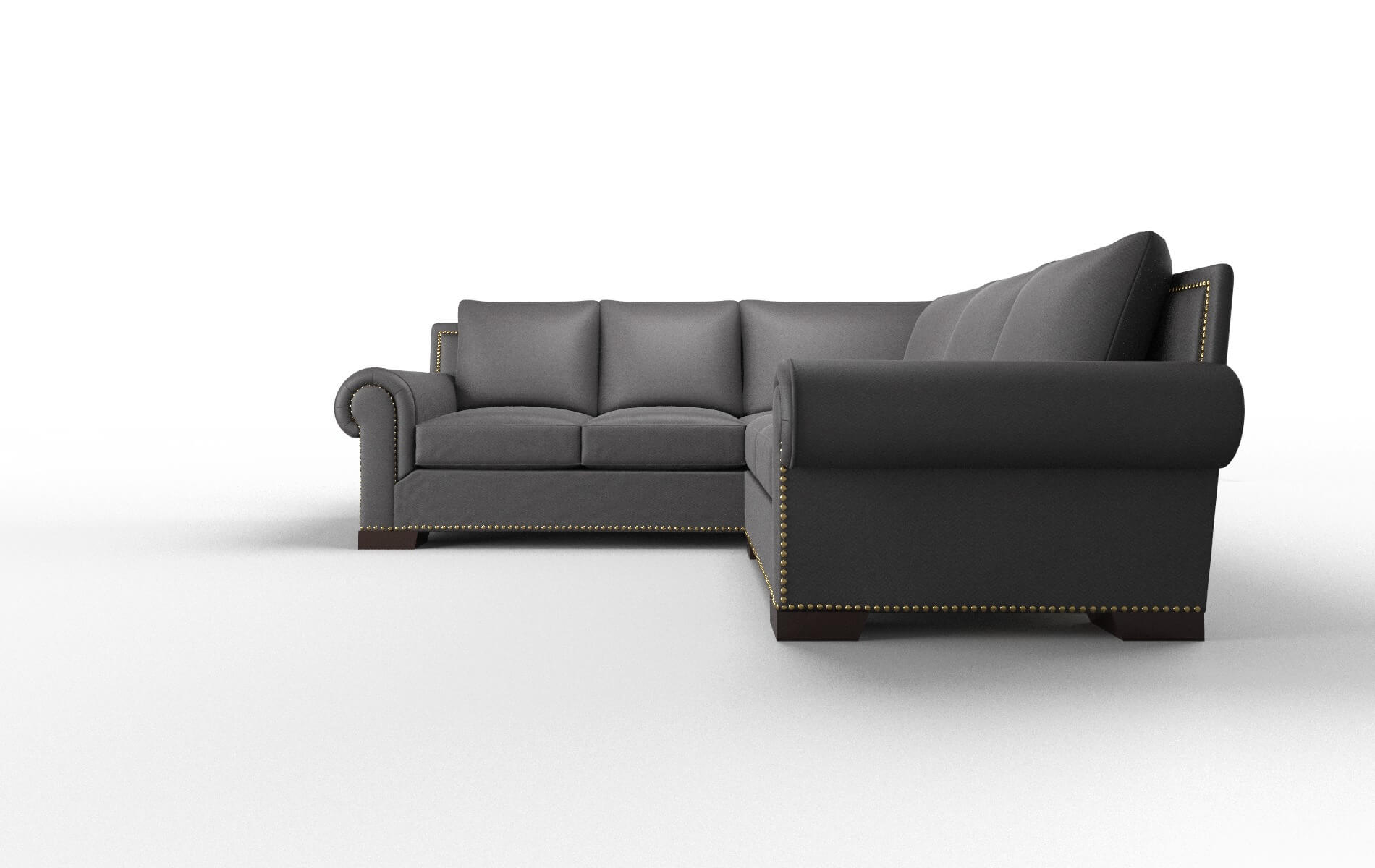 Johnson Sectional - Catalina Charcoal