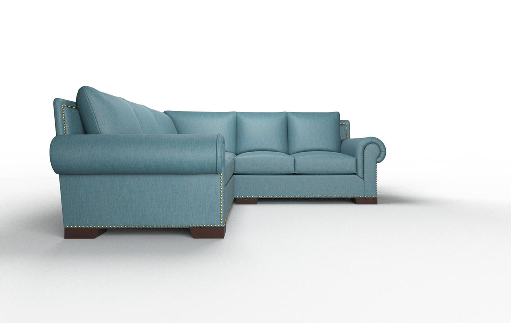 Johnson Sectional - Cosmo Teal