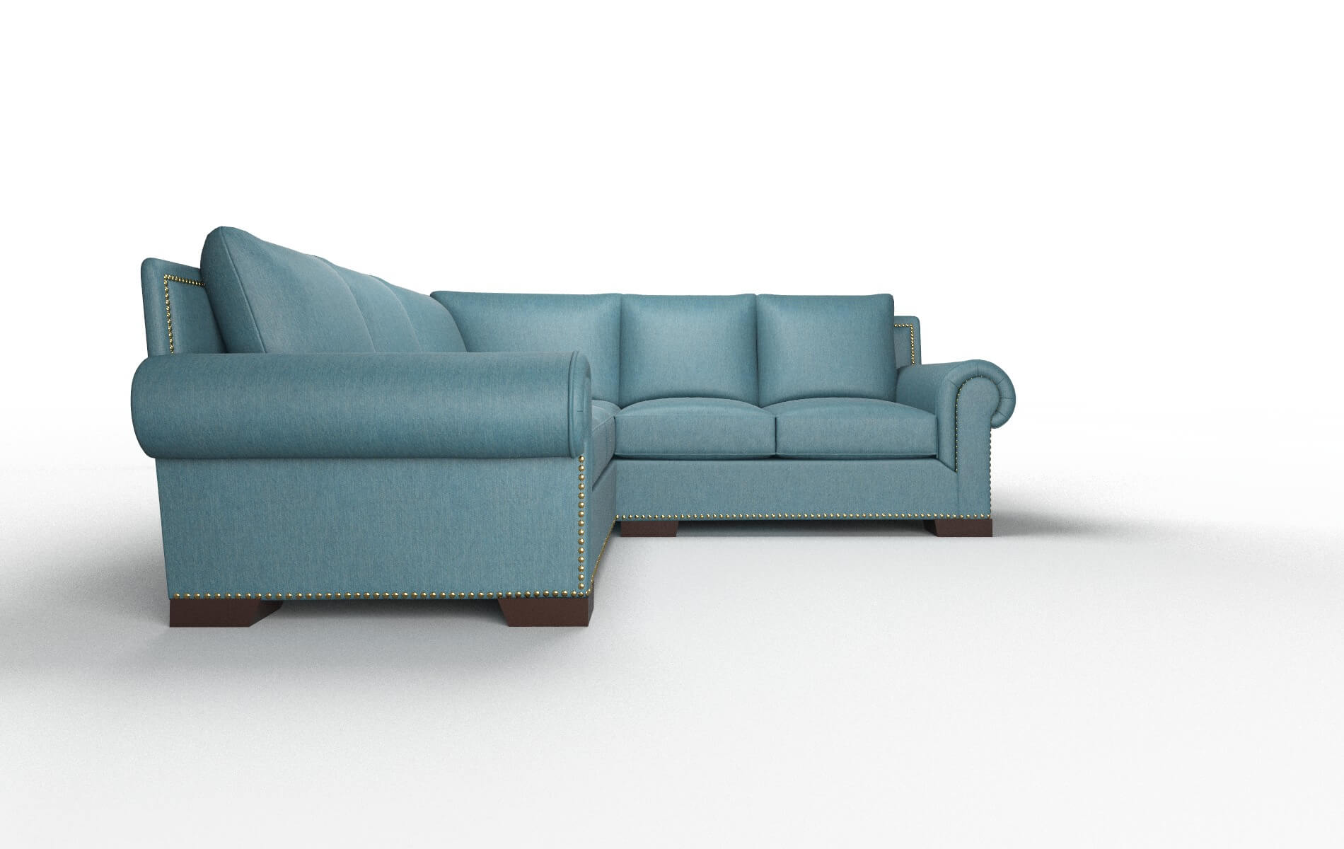 Johnson Sectional - Cosmo Teal