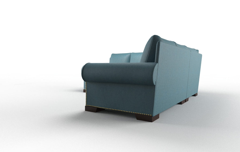 Johnson Sectional - Cosmo Teal