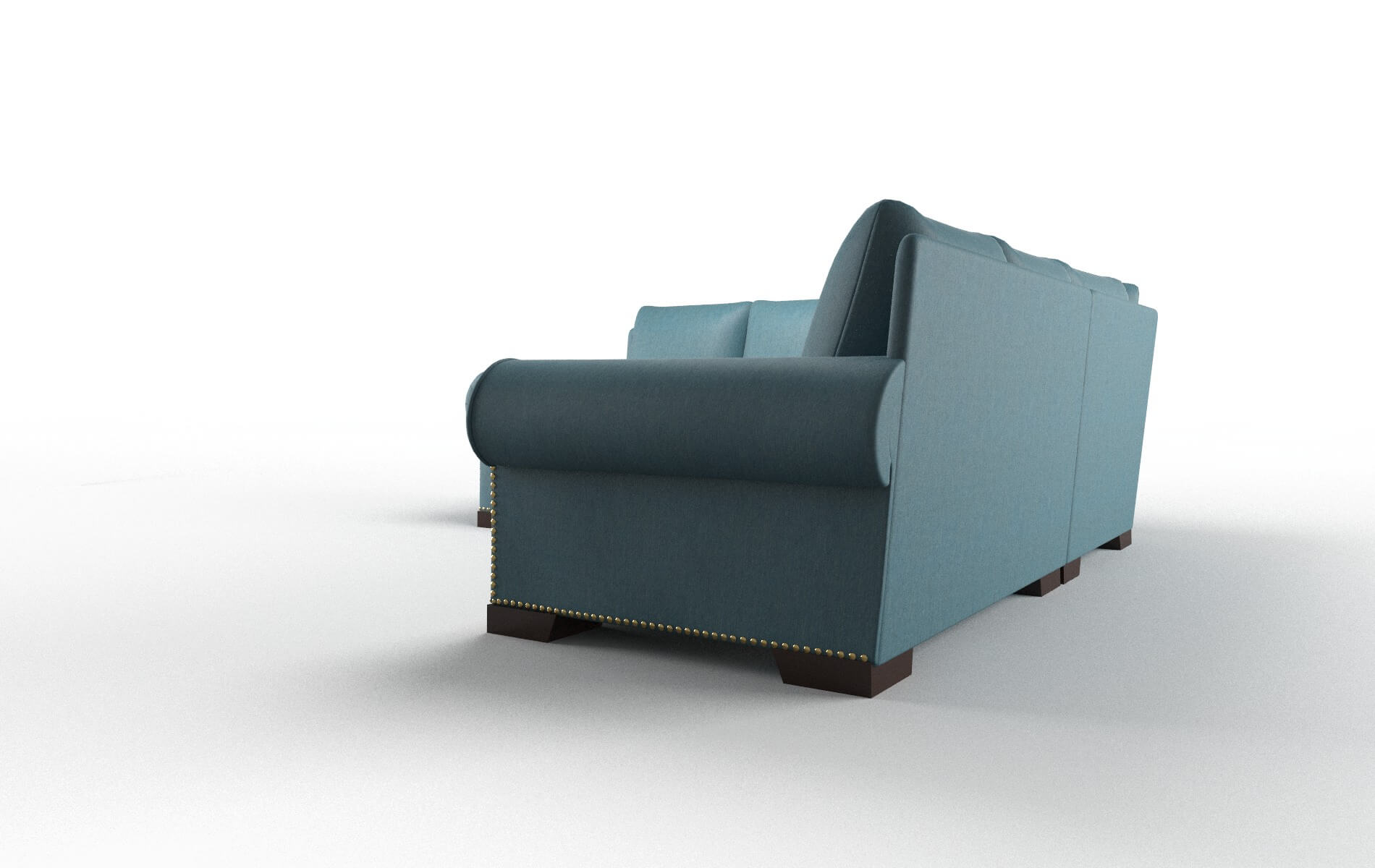 Johnson Sectional - Cosmo Teal