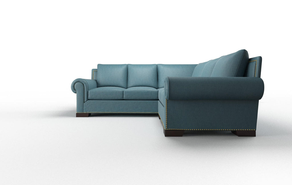Johnson Sectional - Cosmo Teal