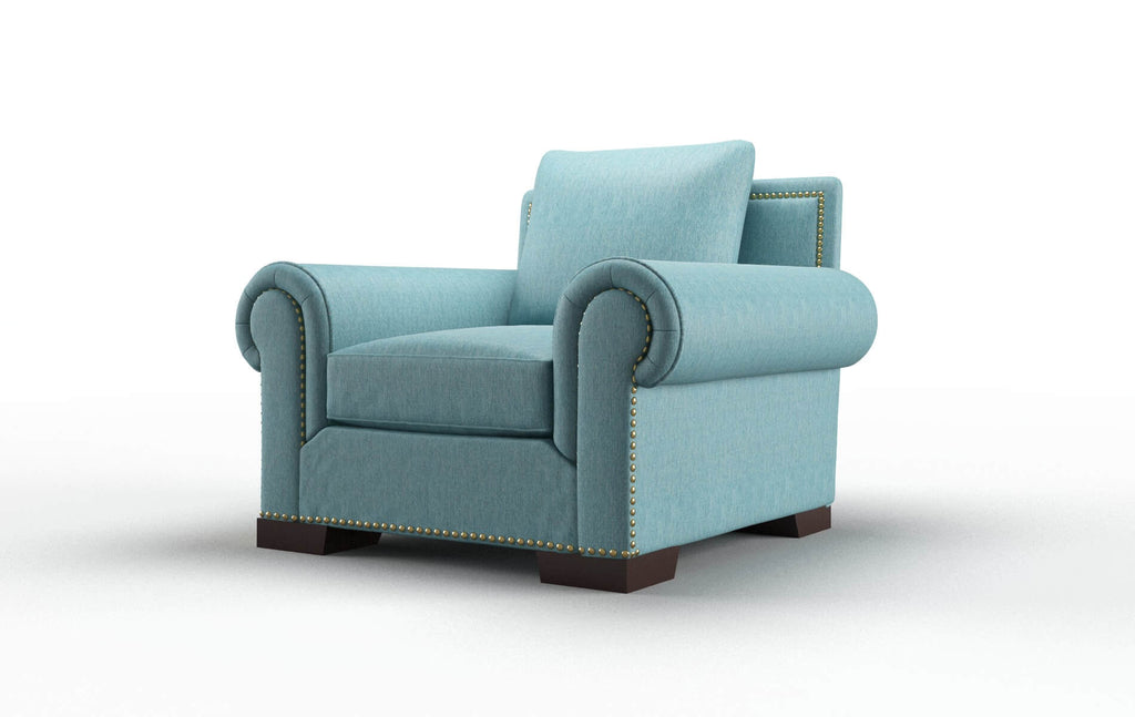 Johnson Chair - Cosmo Turquoise
