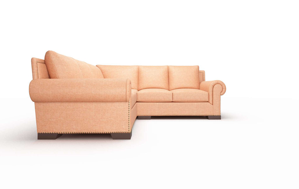 Johnson Sectional - Durham Tangerine