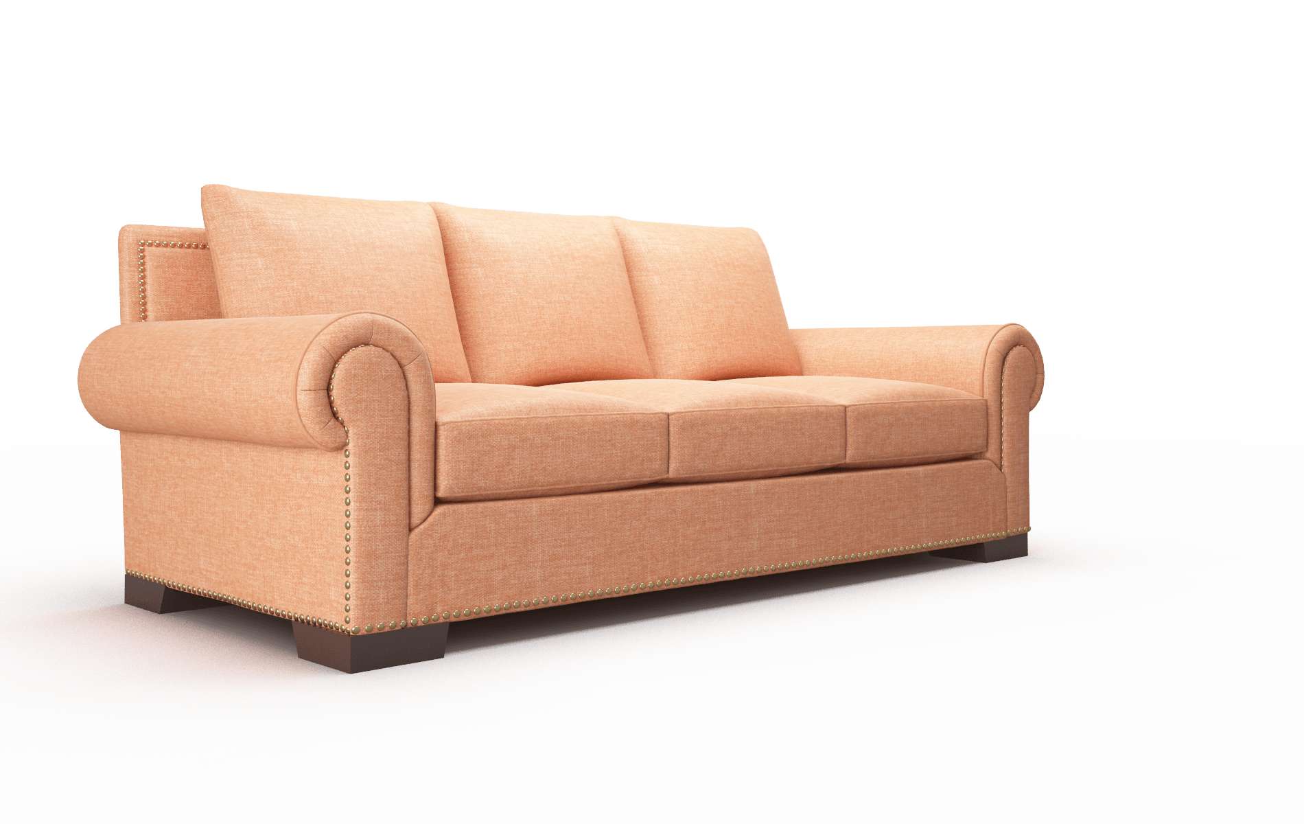 Johnson Sofa - Durham Tangerine