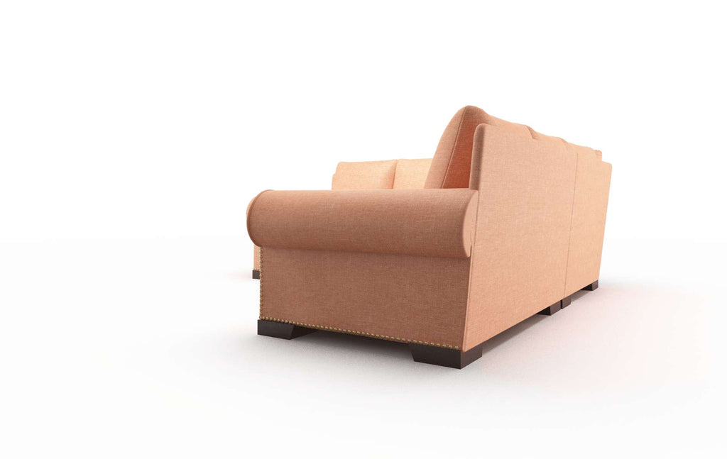 Johnson Sectional - Hepburn Appricot
