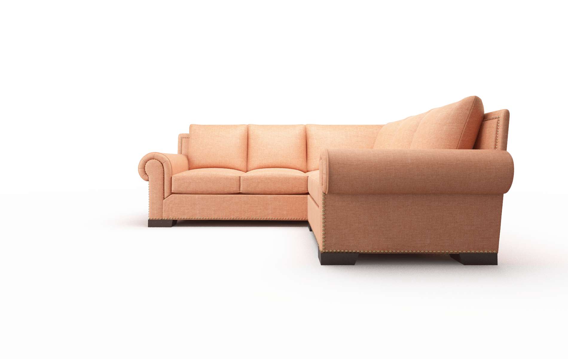 Johnson Sectional - Hepburn Appricot