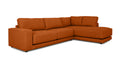 Knoxville Sectional - Durham Tangerine