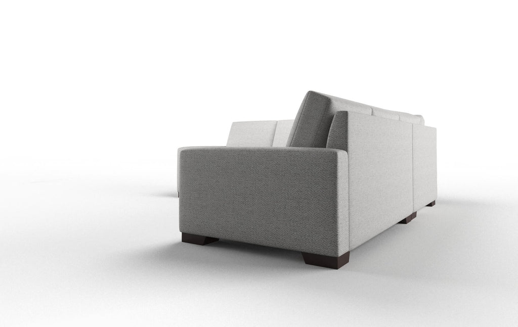 Luxe Sectional - Catalina Silver