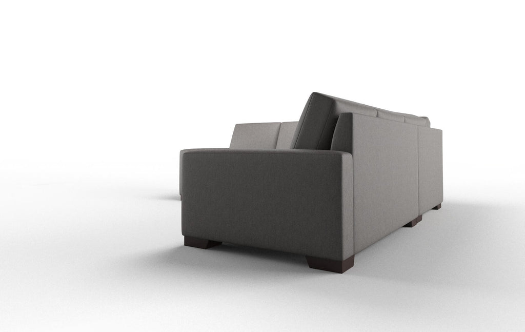 Luxe Sectional - Cosmo Charcoal